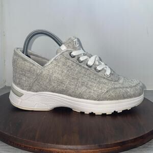 Zeba Shoes Sneakers Women's 8 Wide Hands Free Slip-On Walking Earthly Grey